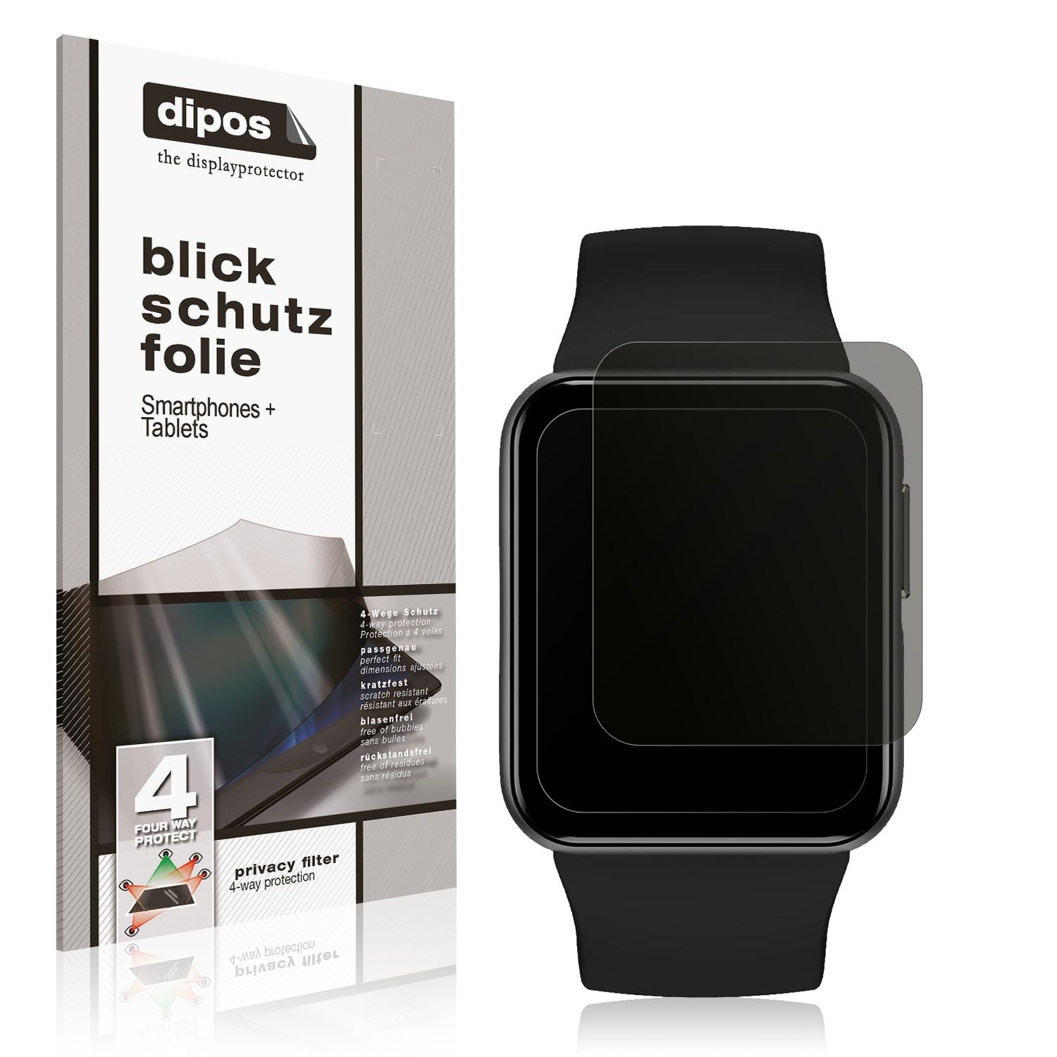 Blickschutzfolie für GRV Smartwatch matt Schutzfol (1)