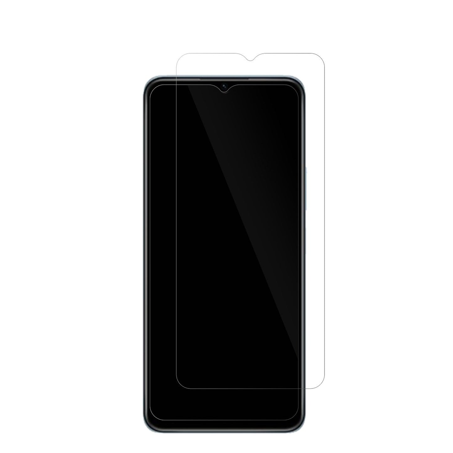 5x Schutzfolie klar für Vivo Y55s 5G Display-Schut (2)