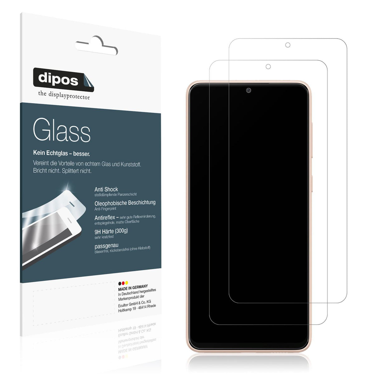 2x 9H Schutzfolie matt für Samsung Galaxy A33 5G P (1)