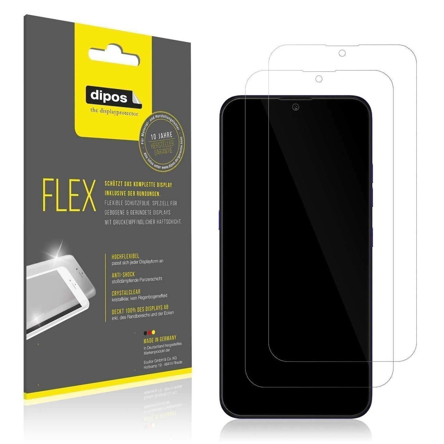 3x 3D Full Cover Schutzfolie für LG K22 Plus (1)