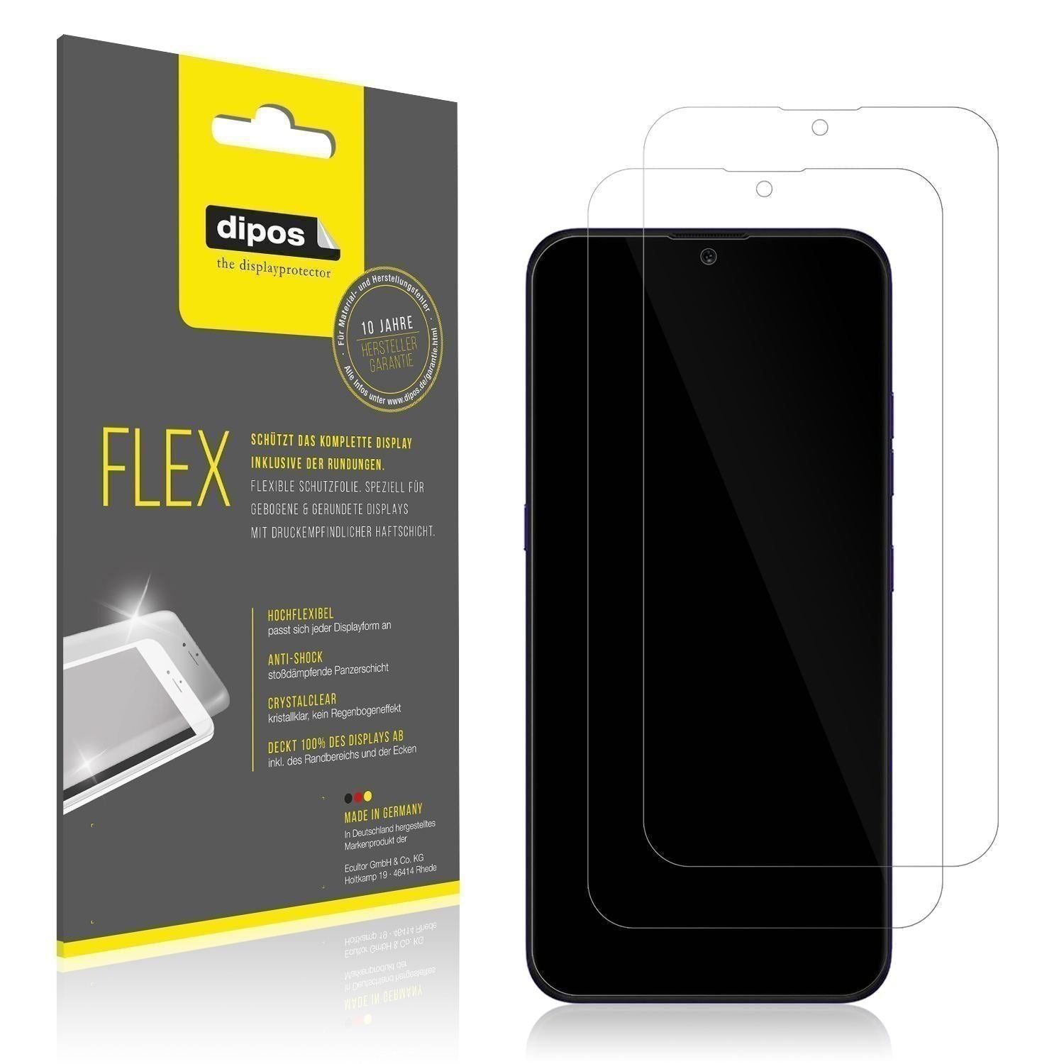 3x 3D Full Cover Schutzfolie für LG K22 Plus (1)