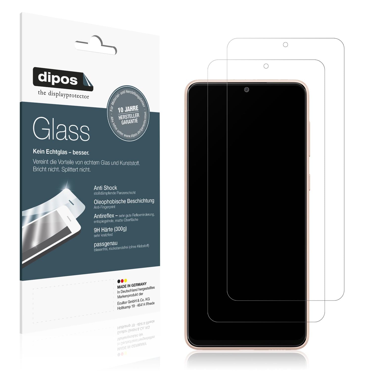 2x 9H Schutzfolie matt für Samsung Galaxy A33 Panz (1)