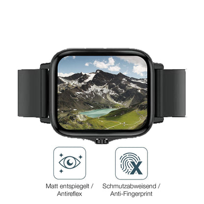 1x 9H Schutzfolie matt für Kaseemi 1,7 Zoll Smartw (5)