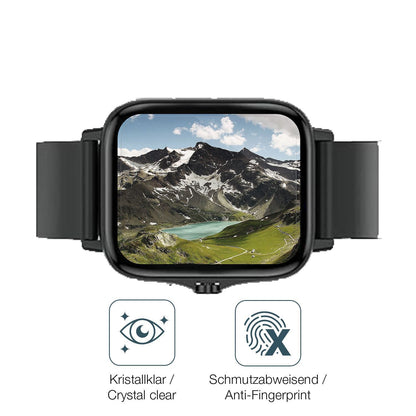 2x 9H Schutzfolie für Kaseemi 1,7 Zoll Smartwatch  (5)