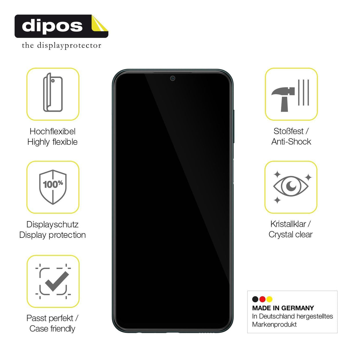 2x 3D Full Cover Schutzfolie für Samsung Galaxy M2 (7)