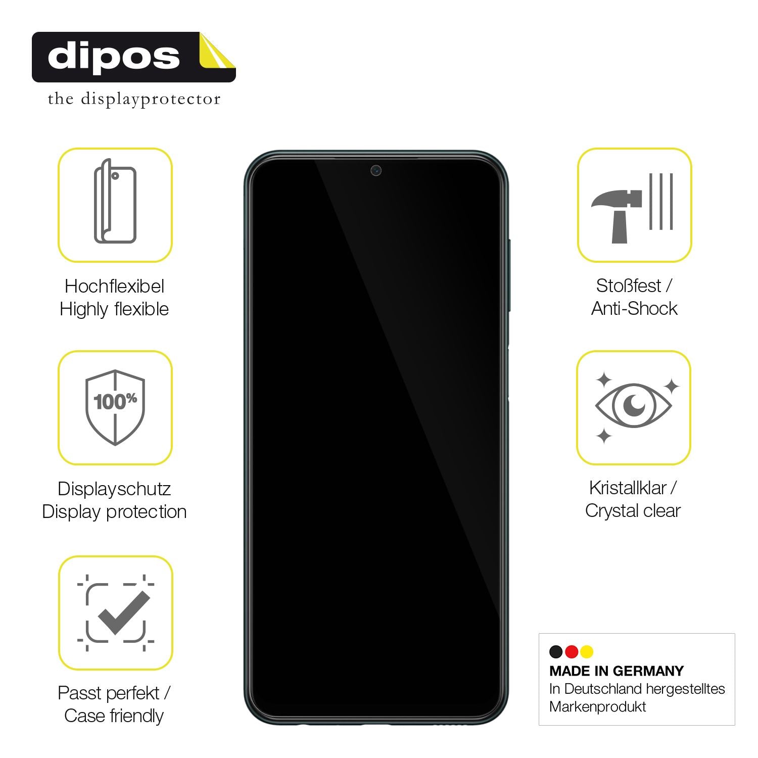 3x 3D Full Cover Schutzfolie für Samsung Galaxy M2 (7)
