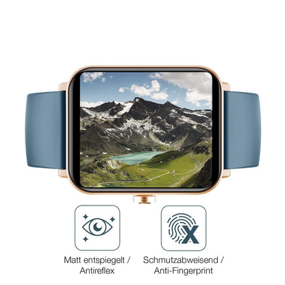 1x 9H Schutzfolie matt für Huakua G50 Smartwatch P (5)