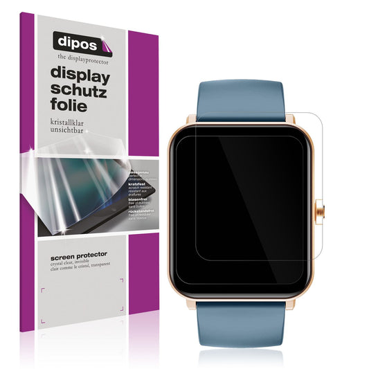6x Schutzfolie klar für Huakua G50 Smartwatch Disp (1)