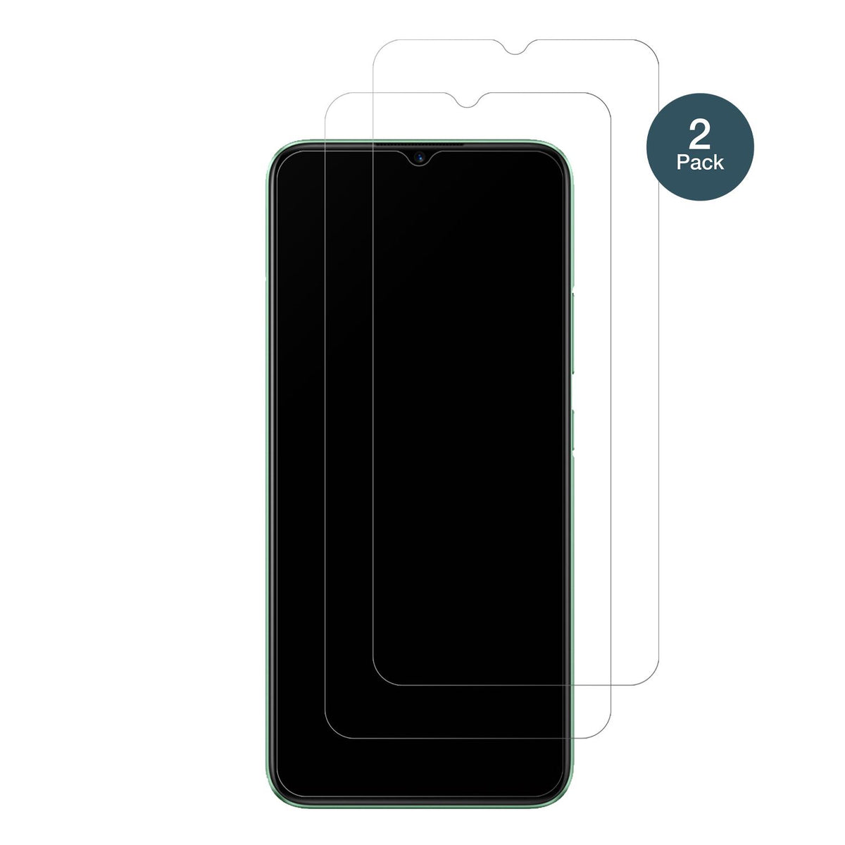 2x 9H Schutzfolie matt für Realme C11 Panzerfolie (2)