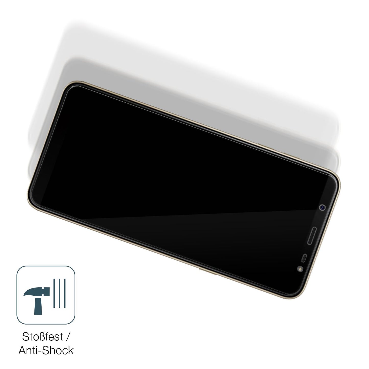 1x 9H Schutzfolie für Samsung Galaxy J8 Panzerfoli (4)