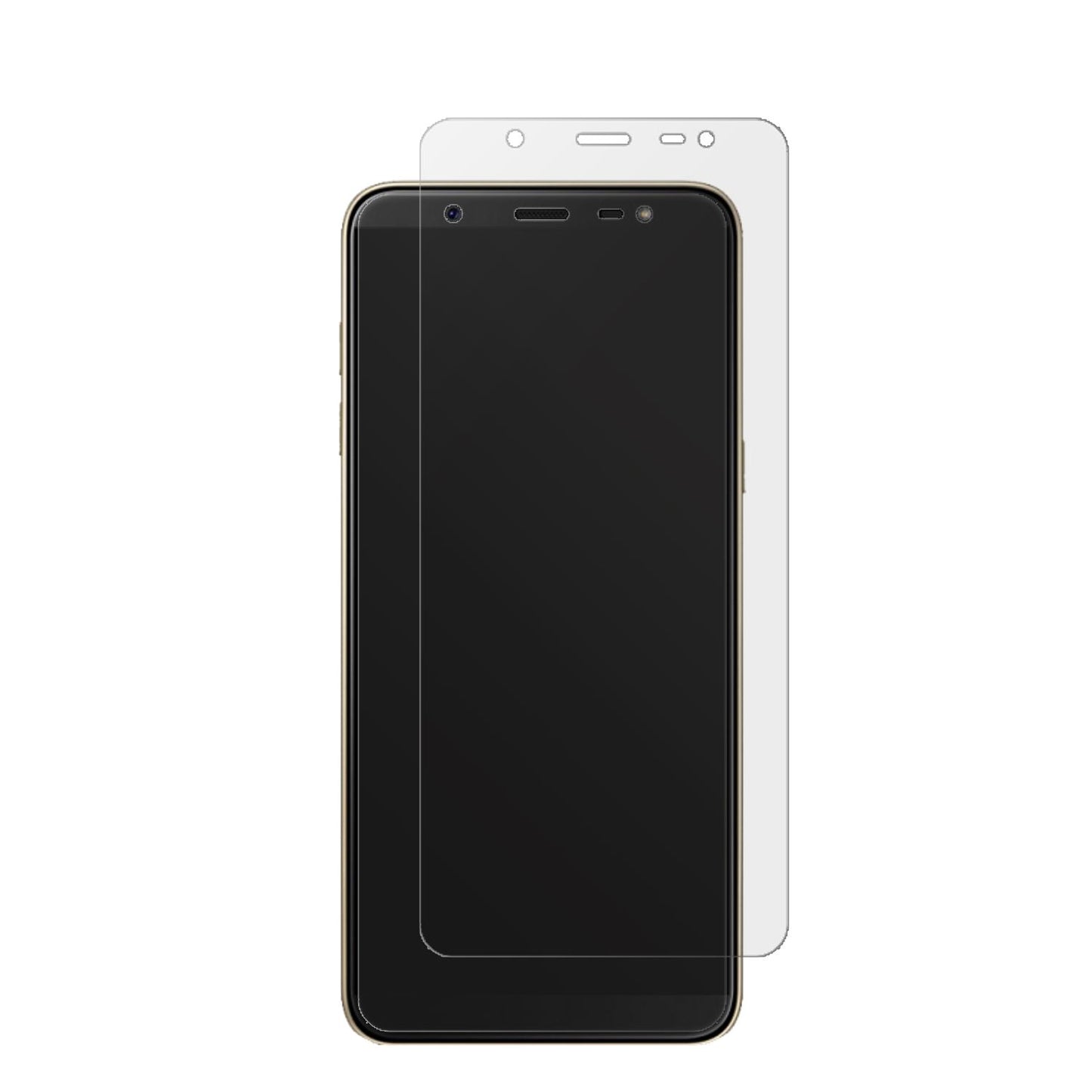 1x Schutzfolie matt für Samsung Galaxy J8 Display- (2)