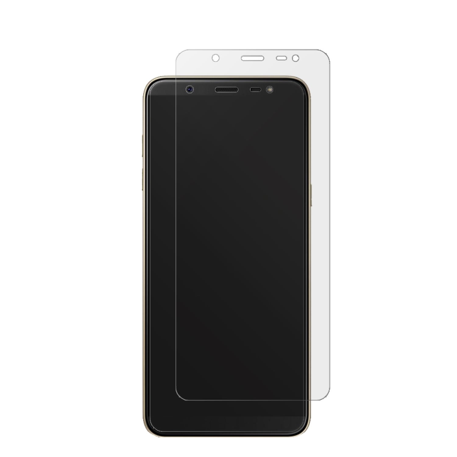 1x Schutzfolie matt für Samsung Galaxy J8 Display- (2)