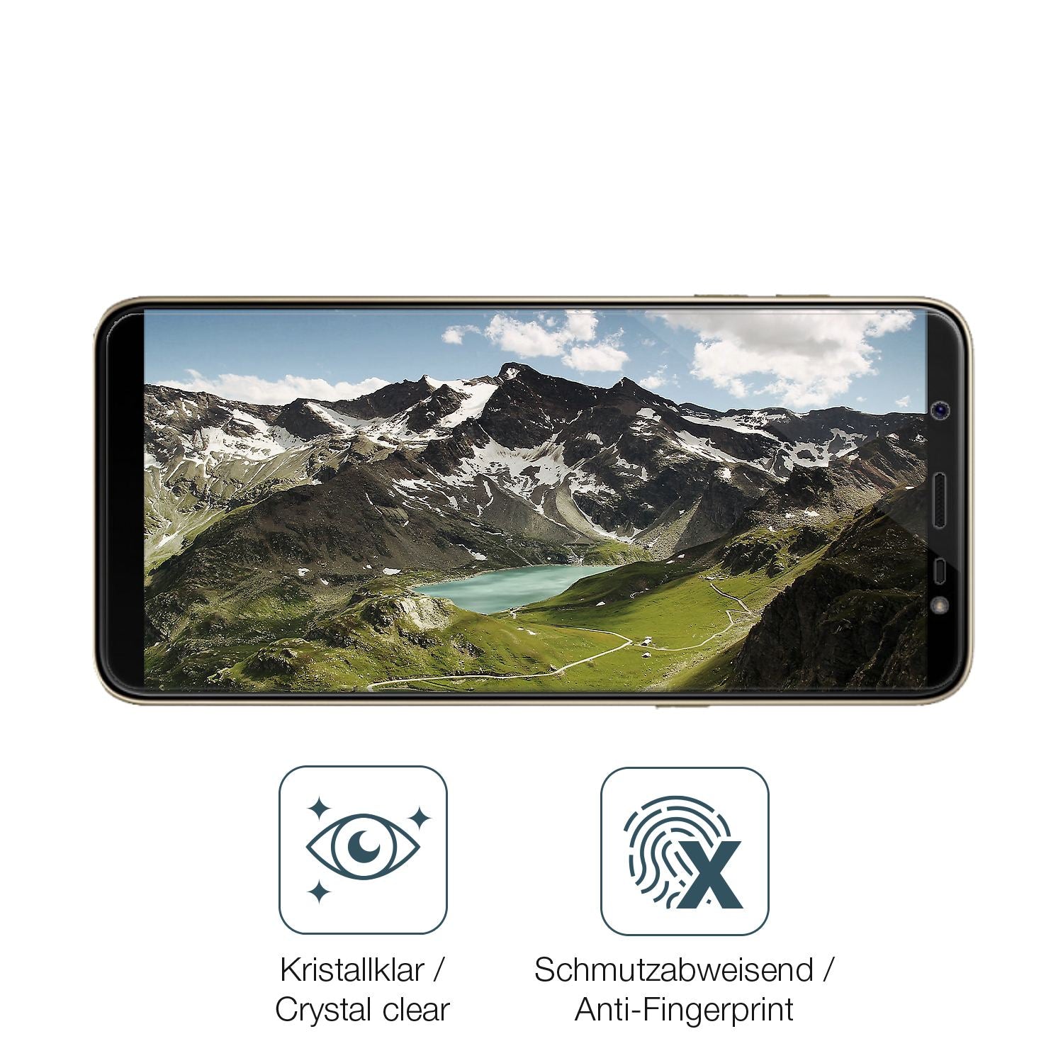 2x 9H Schutzfolie für Samsung Galaxy J8 Panzerfoli (5)