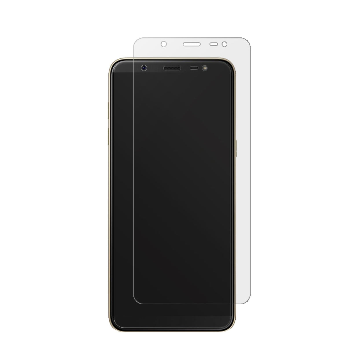 2x Schutzfolie matt für Samsung Galaxy J8 Display- (2)