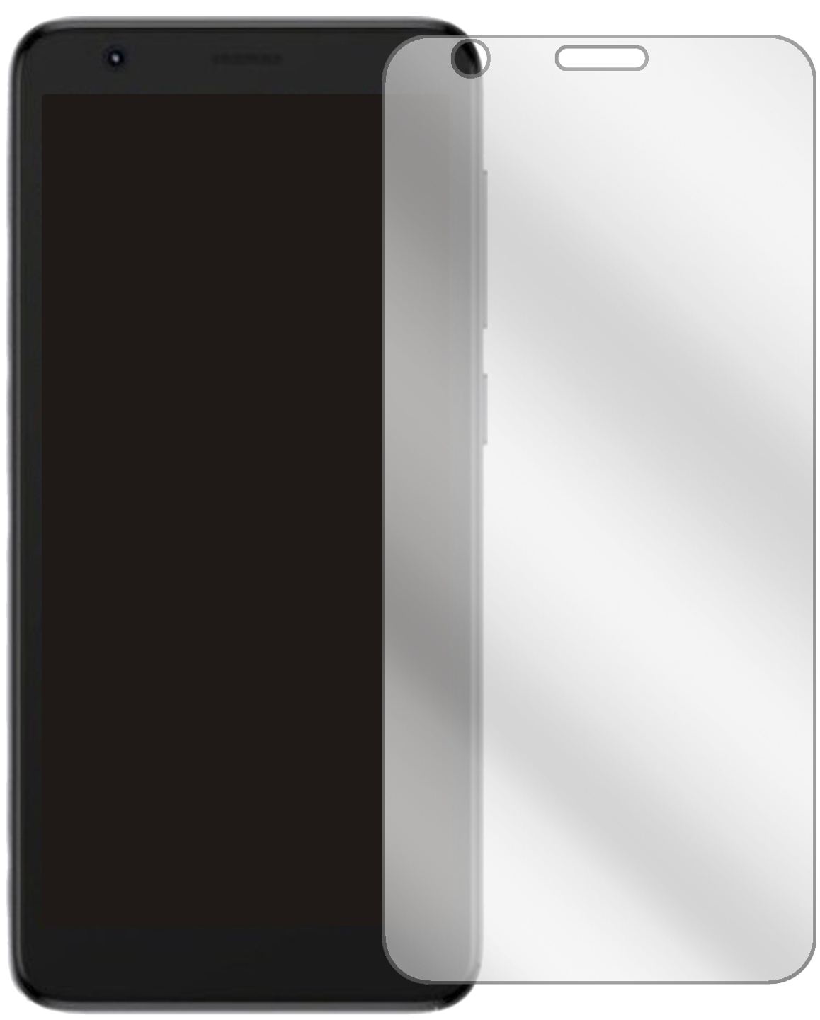 1x Schutzfolie klar für ZTE Blade L9 Display-Schut (2)