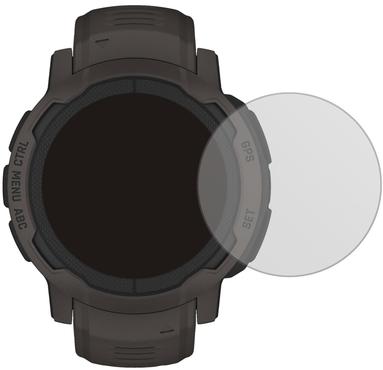 6x Schutzfolie matt für Garmin Instinct 2 (45mm) D (2)