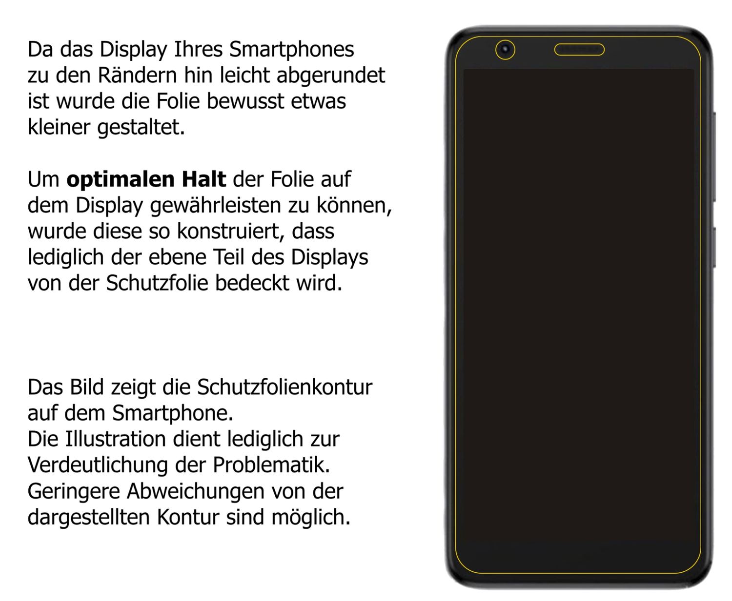 2x Schutzfolie klar für ZTE Blade L9 Display-Schut (5)