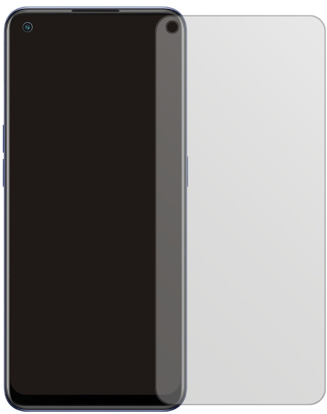 6x Schutzfolie matt für Oppo Find X5 Lite Display- (2)