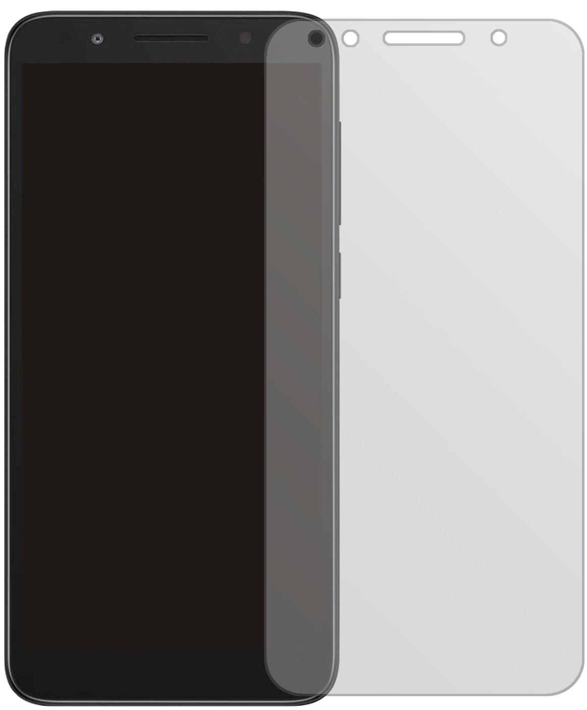 2x Schutzfolie matt für TCL L9 Plus Display-Schutz (2)