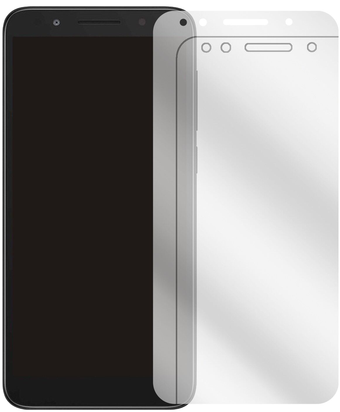 2x Schutzfolie klar für TCL L9 Plus Display-Schutz (2)