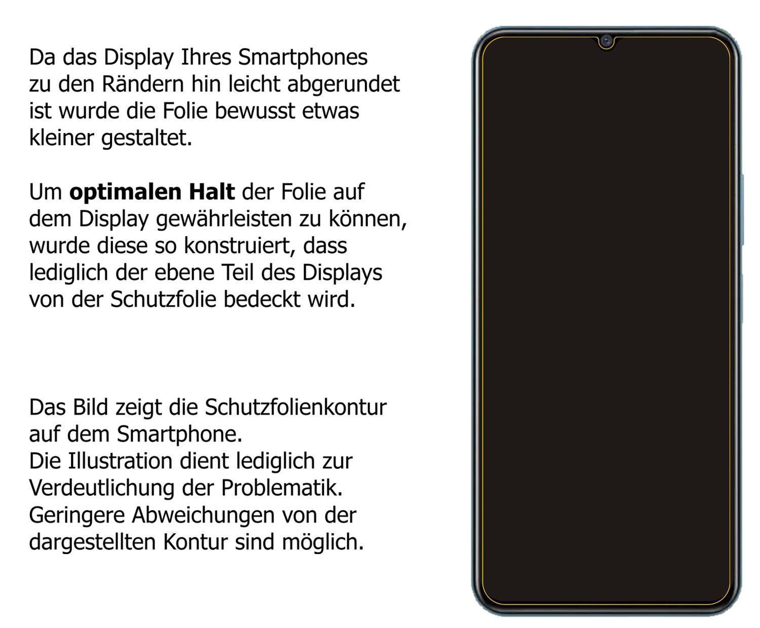 1x 9H Schutzfolie matt für Vivo iQOO U5 Panzerfoli (3)