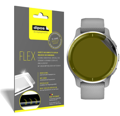 3x 3D Full Cover Schutzfolie für Garmin Venu 2 Plu (1)