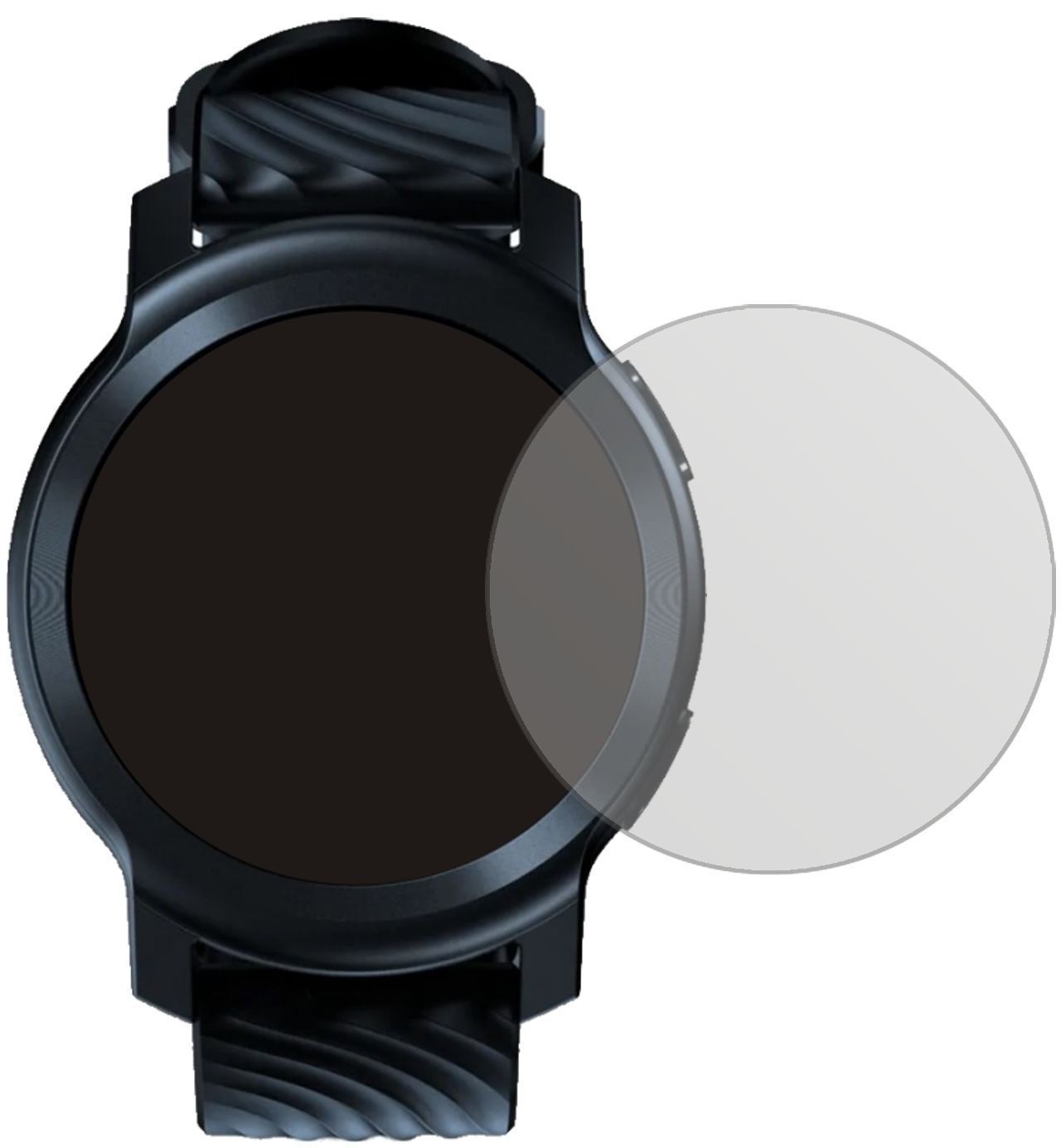 1x Schutzfolie matt für Motorola Moto Watch 100 Di (2)