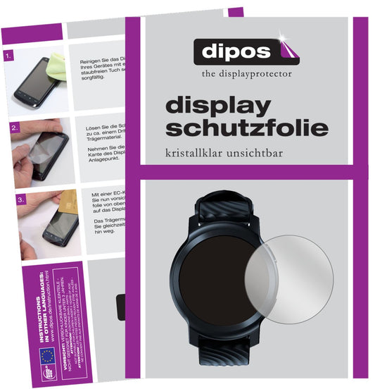 6x Schutzfolie klar für Motorola Moto Watch 100 Di (1)