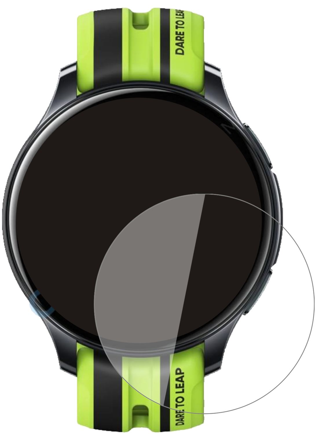 2x 9H Schutzfolie für Realme Watch T1 Panzerfolie (2)