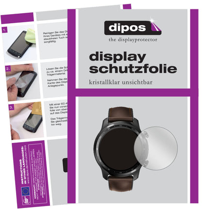 6x Schutzfolie klar für TicWatch Pro X Display-Sch (1)
