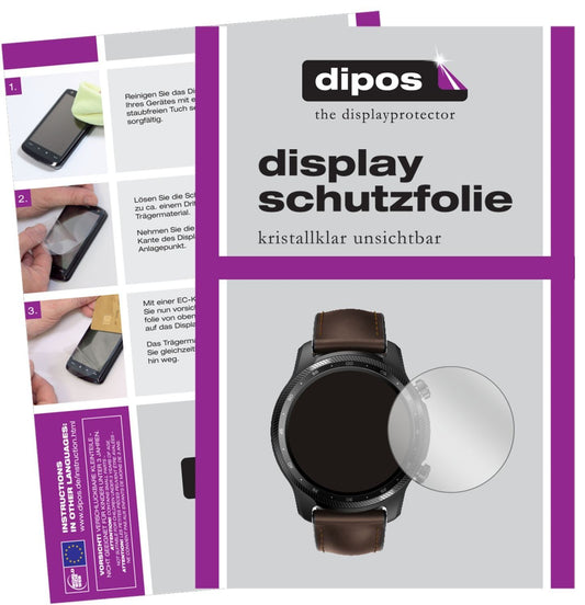 2x Schutzfolie klar für TicWatch Pro X Display-Sch (1)