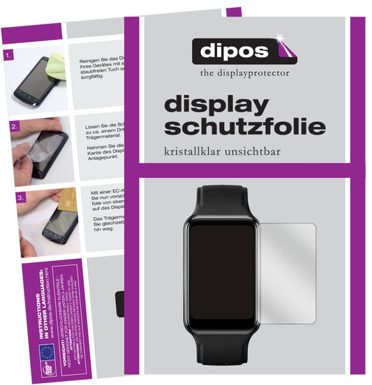 6x Schutzfolie klar für Oppo Watch Free Display-Sc (1)