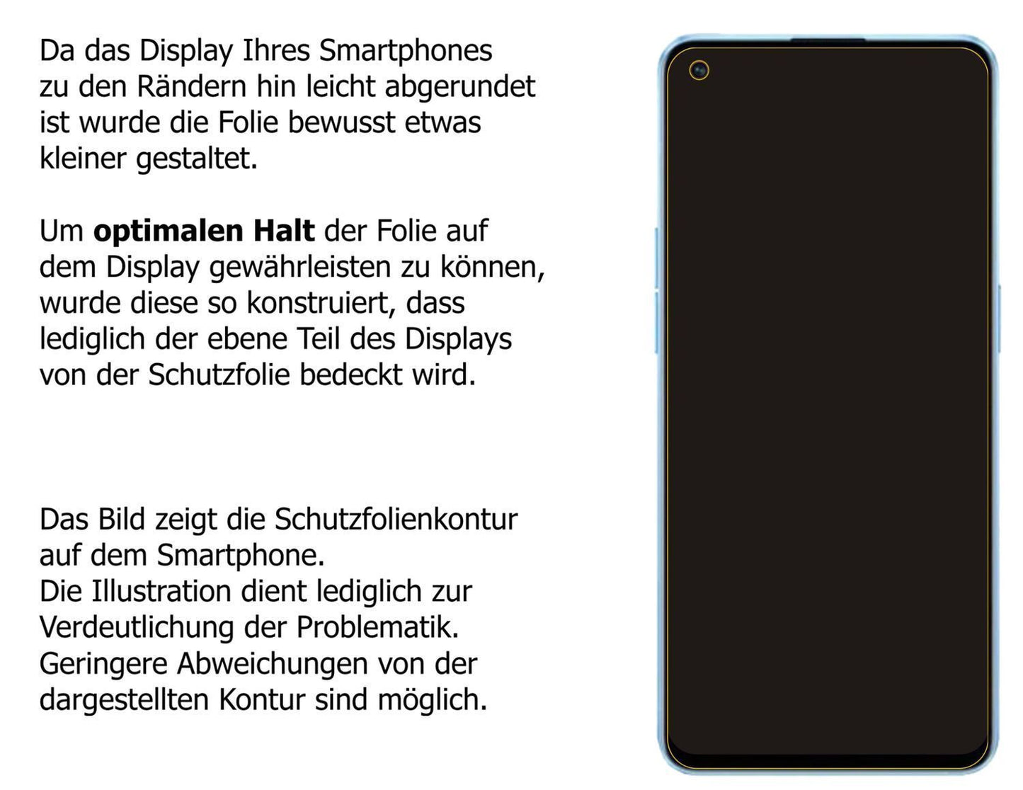 1x 9H Schutzfolie matt für Oppo Reno 7 Pro Panzerf (3)