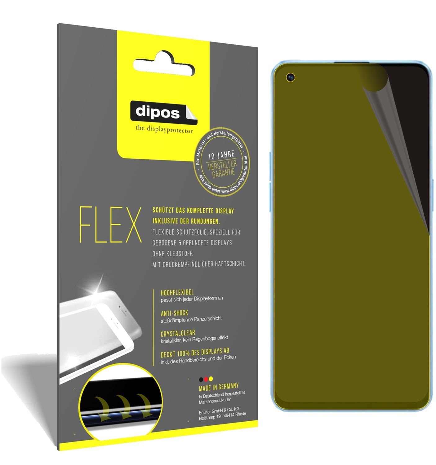 3x 3D Full Cover Schutzfolie für Oppo Reno 7 Pro (1)
