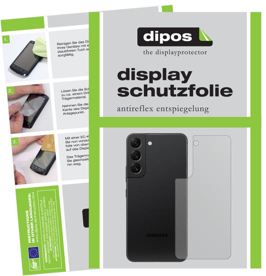5x Schutzfolie matt für Samsung Galaxy S22 Plus Rü (1)