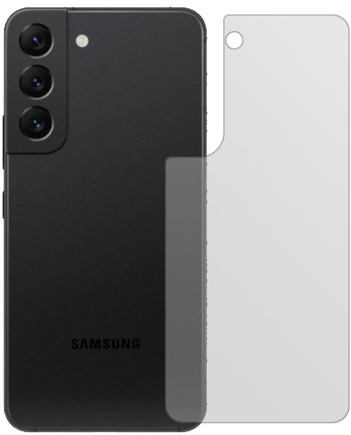 5x Schutzfolie matt für Samsung Galaxy S22 Plus Rü (2)