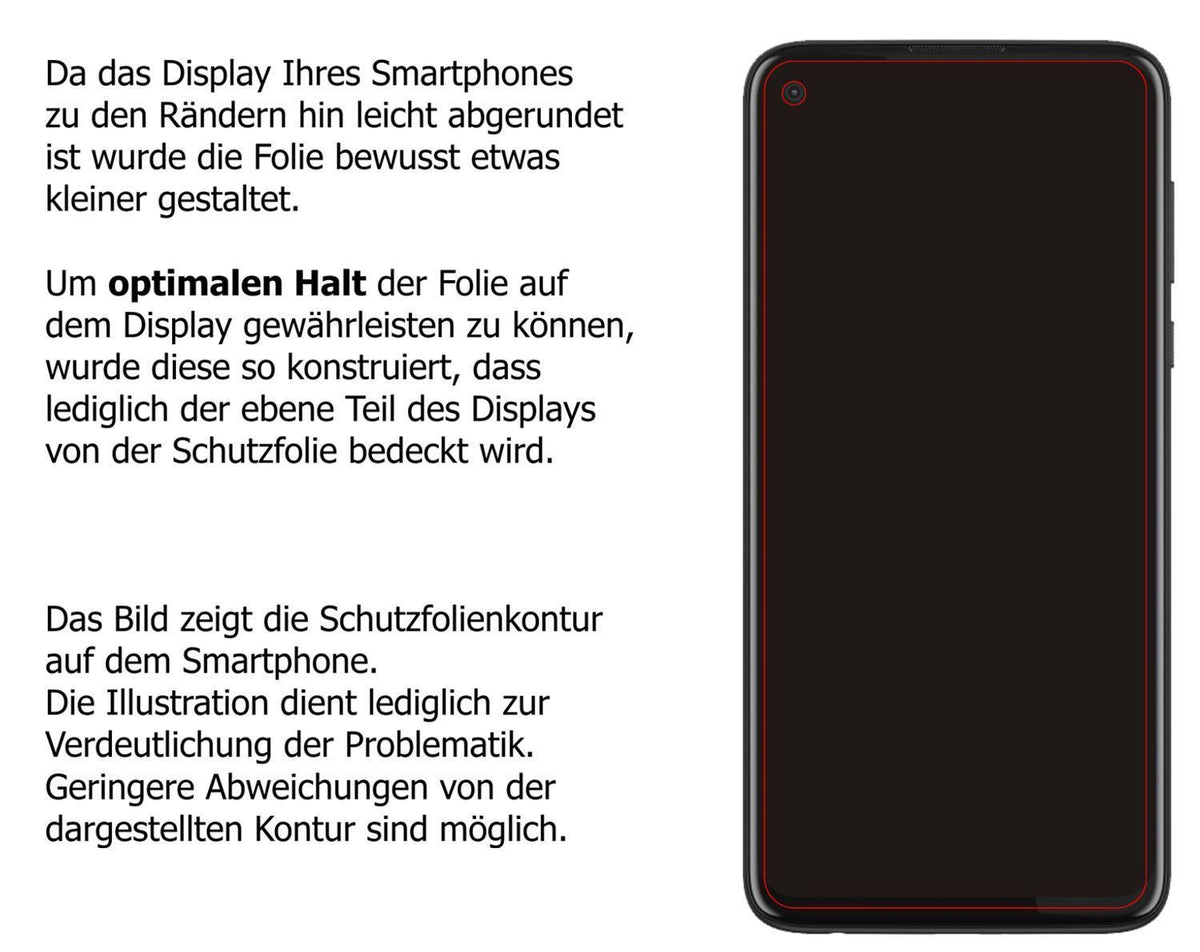 Blickschutzfolie für Motorola Moto G8 Power matt S (5)