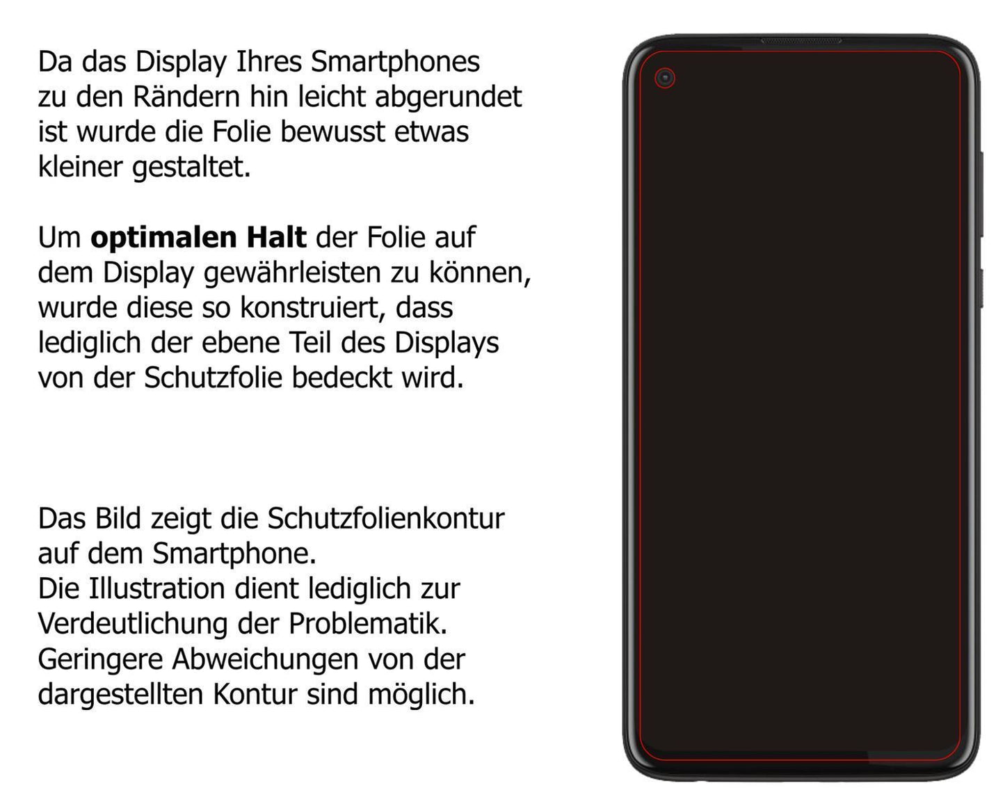 2x Schutzfolie matt für Motorola Moto G8 Power Dis (6)