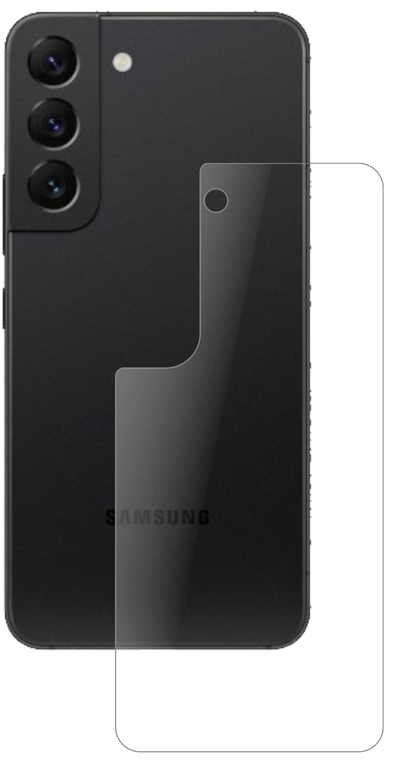 1x 9H Schutzfolie matt für Samsung Galaxy S22 Rück (2)