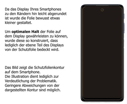 2x 9H Schutzfolie für Motorola Moto G51 5G Panzerf (3)