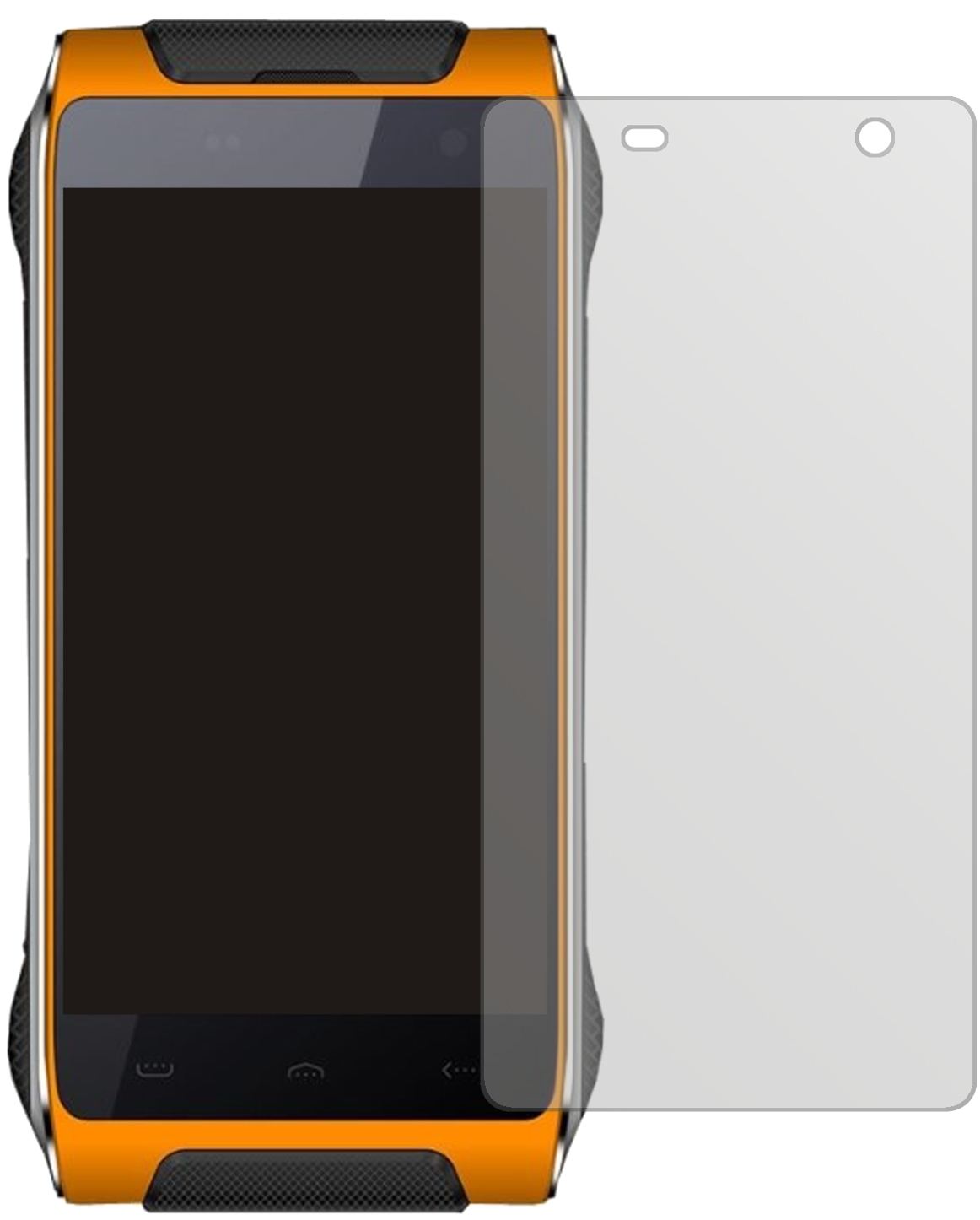 5x Schutzfolie matt für Homtom HT20 Pro Display-Sc (2)