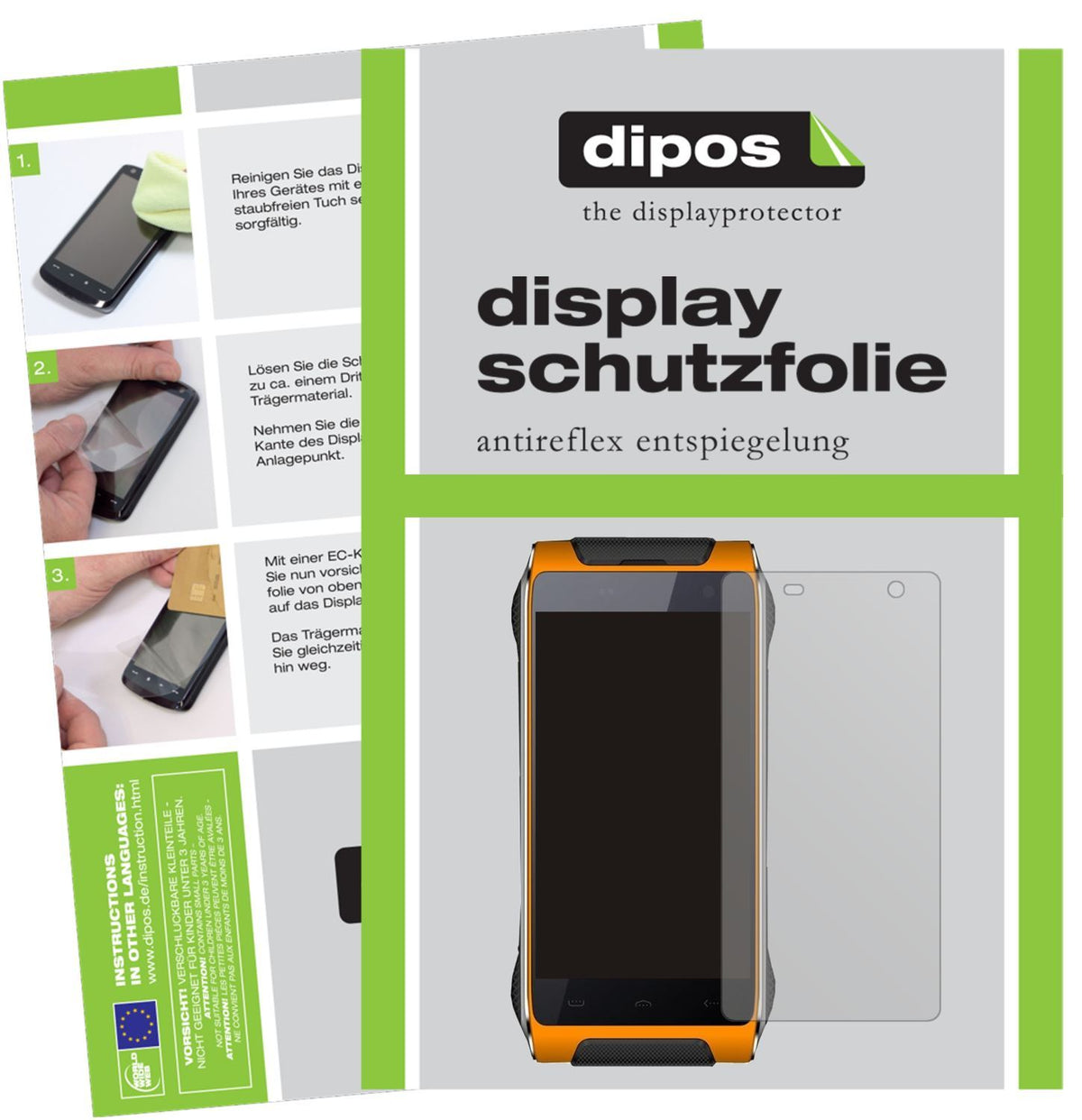 1x Schutzfolie matt für Homtom HT20 Pro Display-Sc (1)