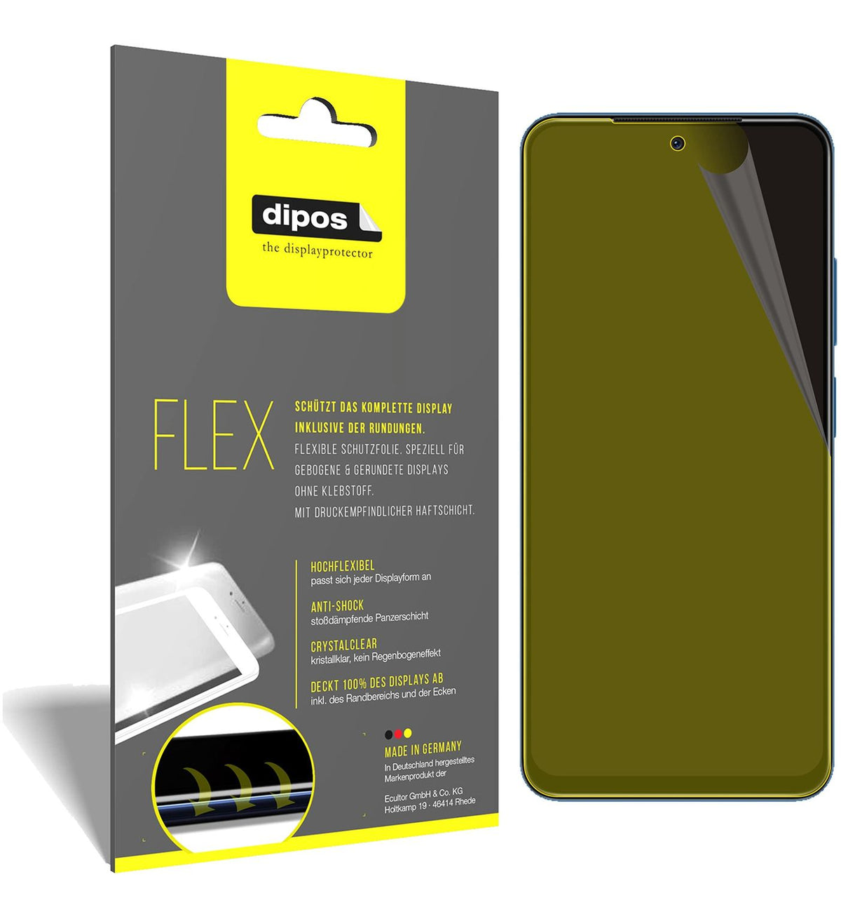 2x 3D Full Cover Schutzfolie für Xiaomi Redmi Note (1)