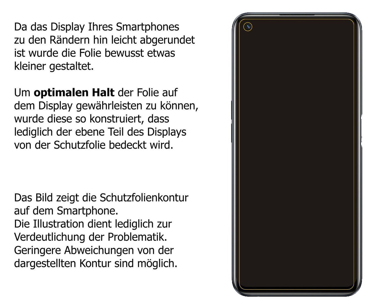 2x 9H Schutzfolie matt für Realme 9i Panzerfolie (3)