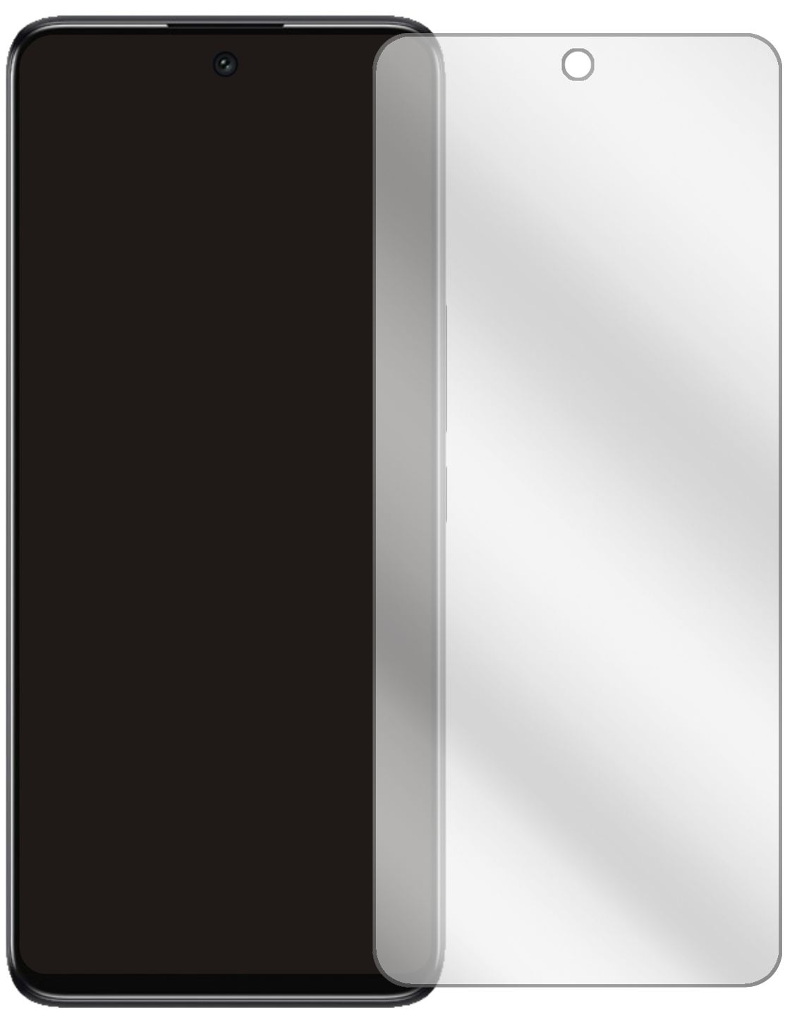 6x Schutzfolie klar für TCL 30 V 5G Display-Schutz (2)