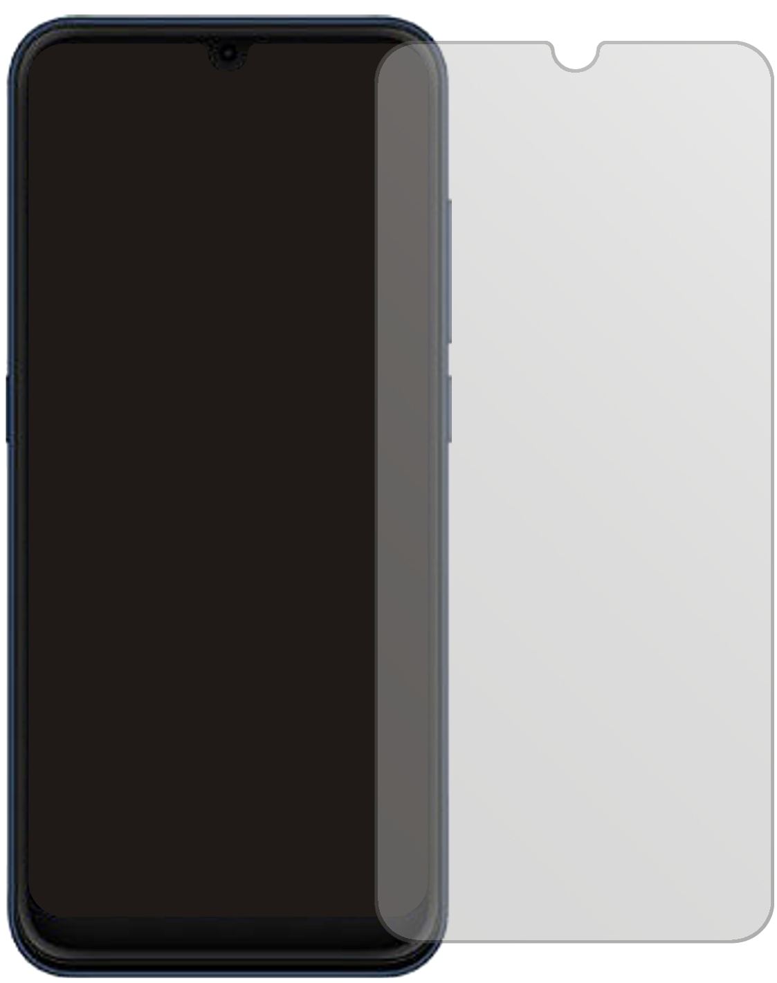 2x Schutzfolie matt für Hisense U50 Display-Schutz (2)