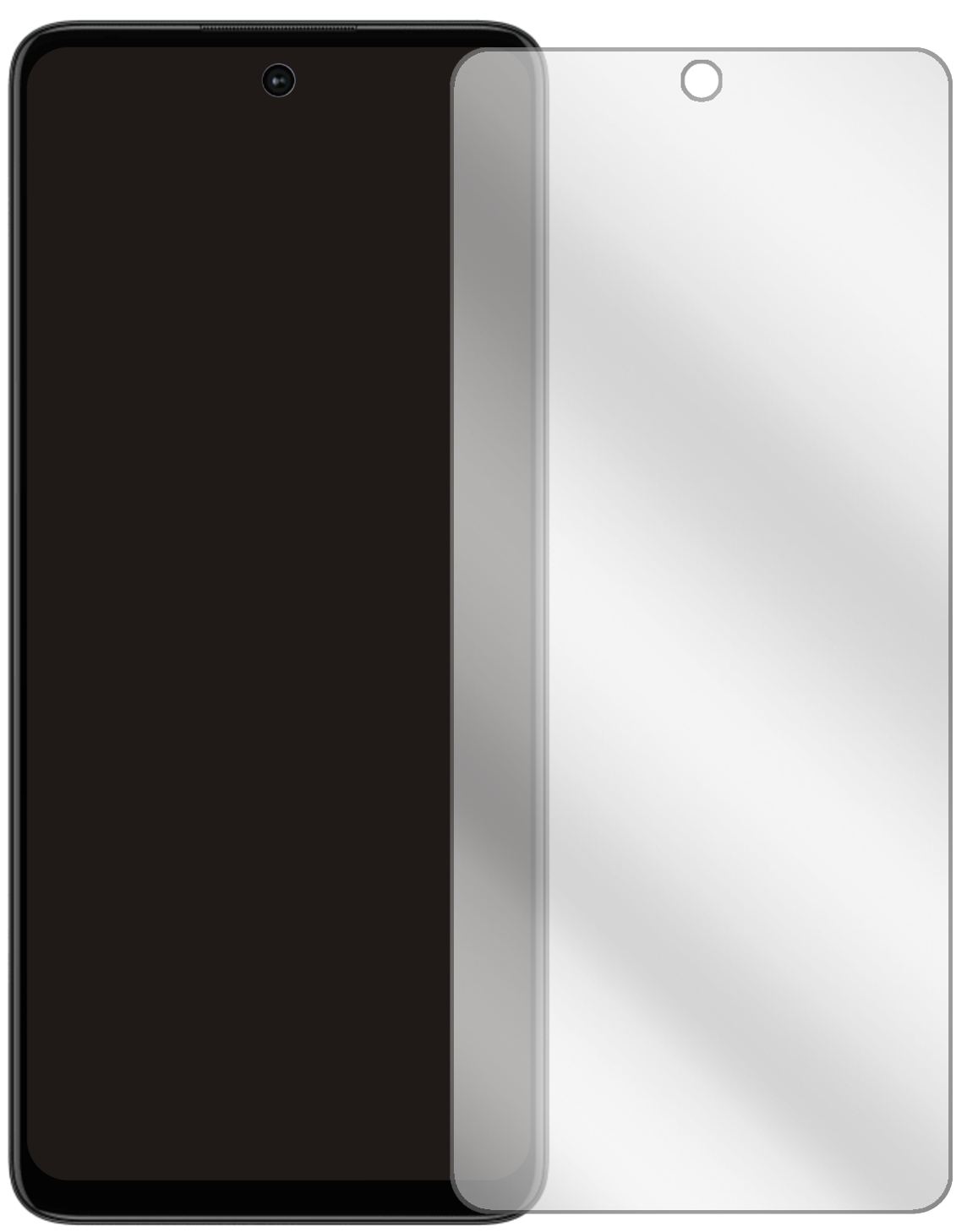 5x Schutzfolie klar für Motorola G60S Display-Schu (2)