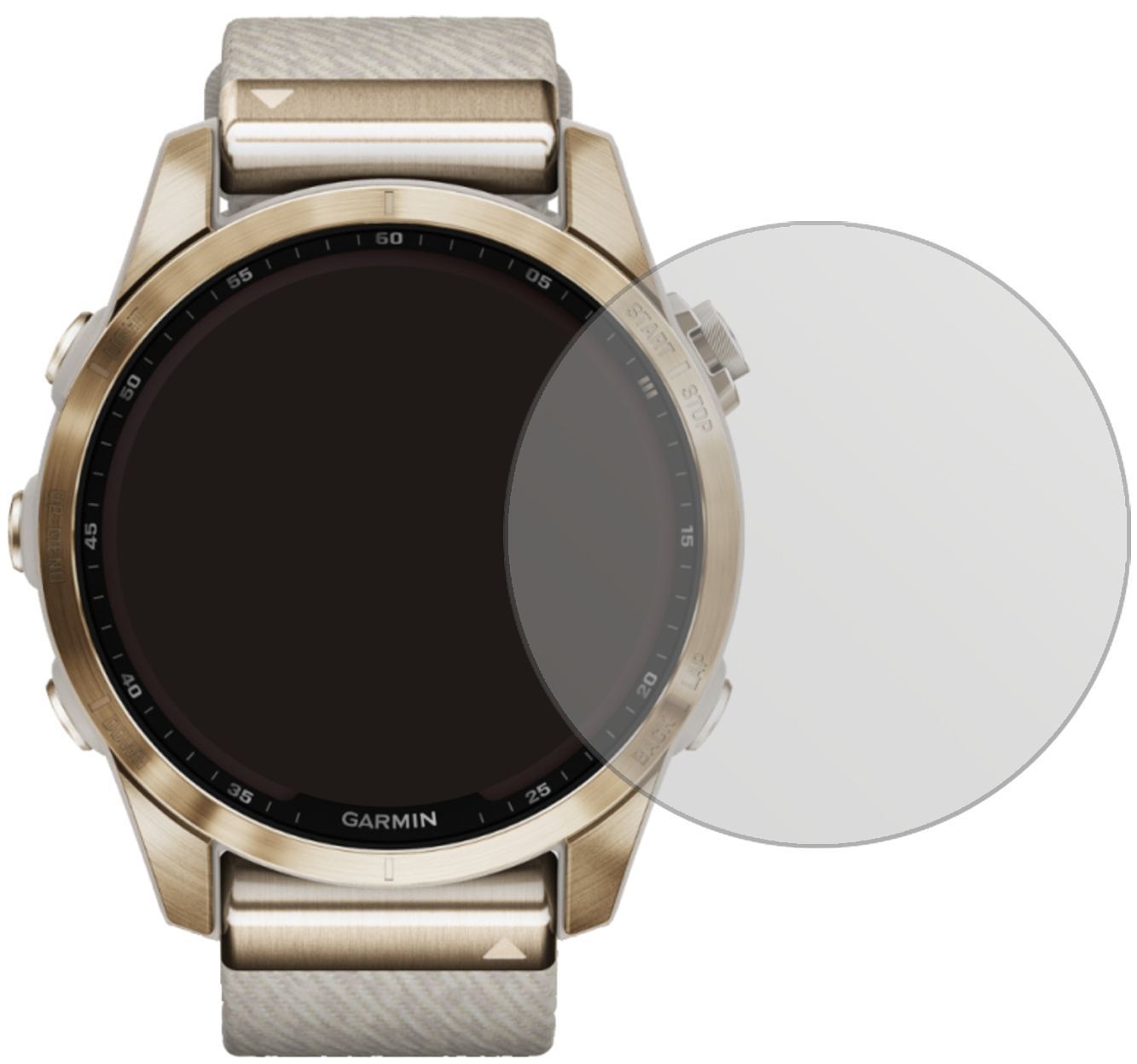 6x Schutzfolie matt für Garmin Fenix 7S (42 mm) Di (2)