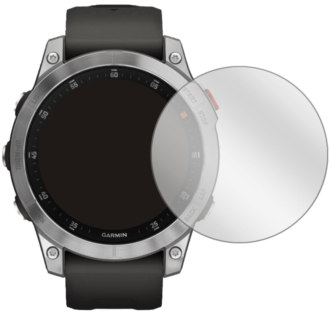 5x Schutzfolie klar für Garmin Epix Gen 2 Display- (2)