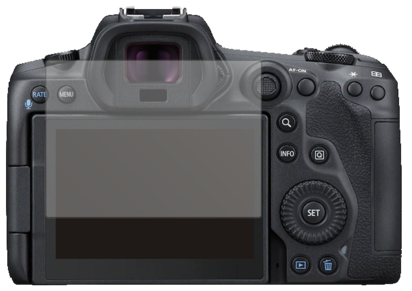2x Schutzfolie matt für Canon EOS R5 C Display-Sch (2)